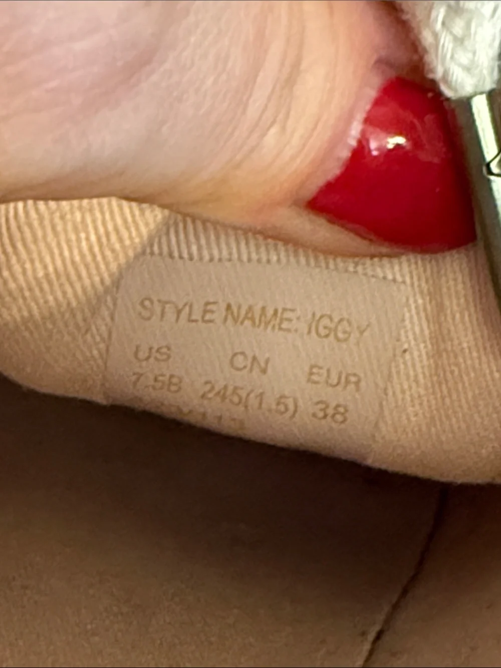 Kate Spade White and Blush Iggy Sneakers, size 7.5